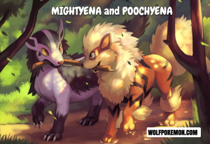 mightyena and poochyena