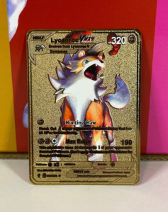 lycanroc metal pokemon card