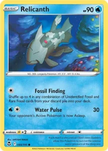 Relicanth's Pokemon Card